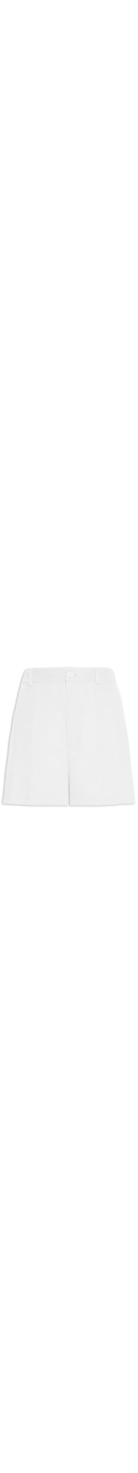 Short Feminino Recorte Frente - Branco