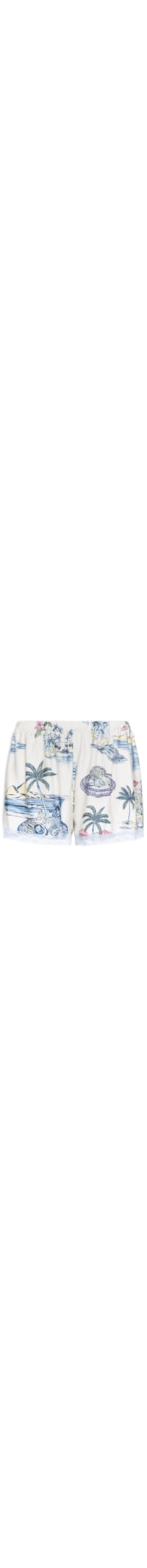 Short Feminino Renda Praia Poesia - Off White