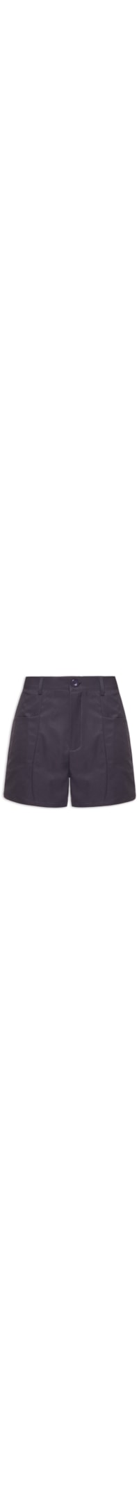 Short Feminino Reto Com Bolso - Azul