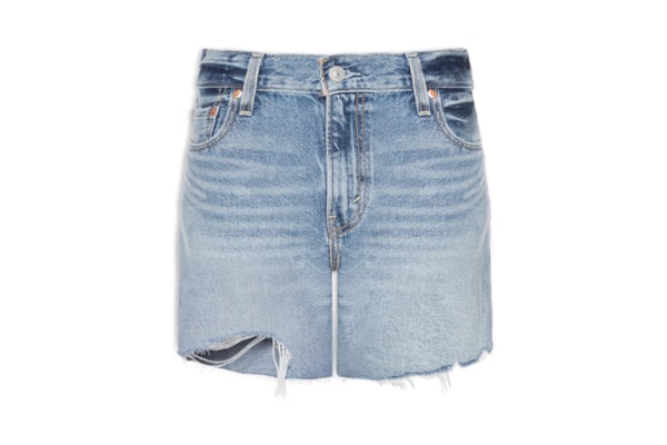 Short Feminino Ribcage Zip - Azul - Levi's - Azul