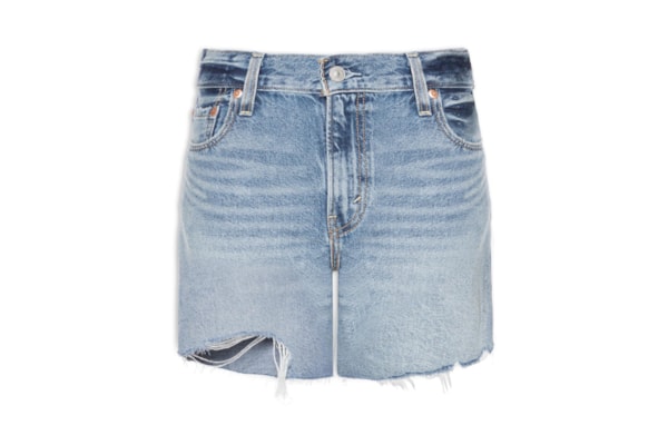 Short Feminino Ribcage Zip - Azul - Levi's - Azul