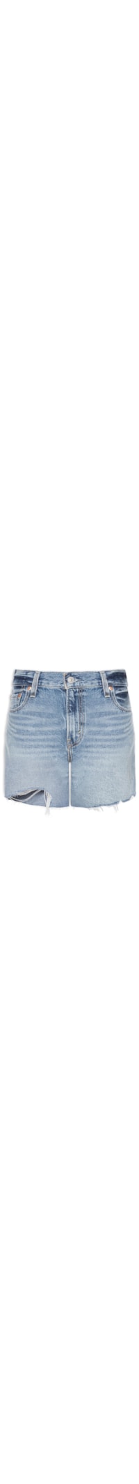 Short Feminino Ribcage Zip - Azul - Levi's - Azul