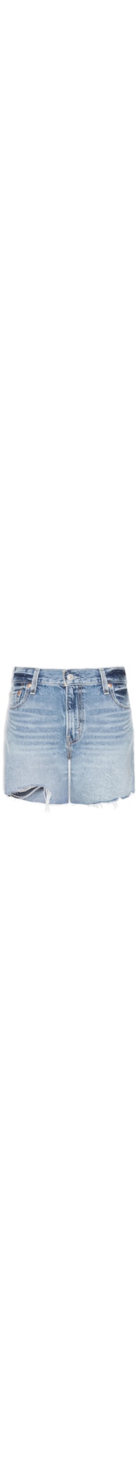 Short Feminino Ribcage Zip - Azul - Levi's - Azul