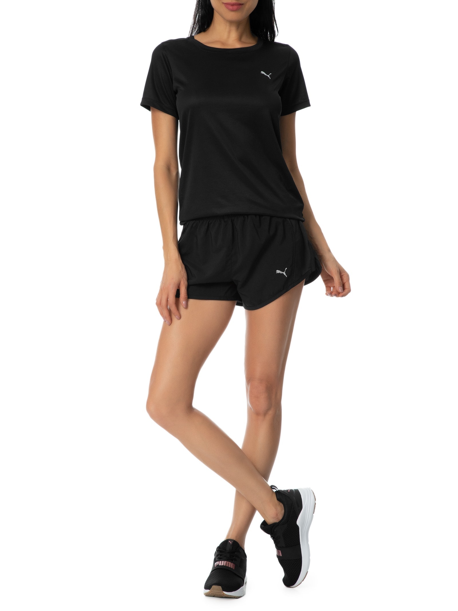 Short Feminino Run Favorite Velocity 3 Preto Puma