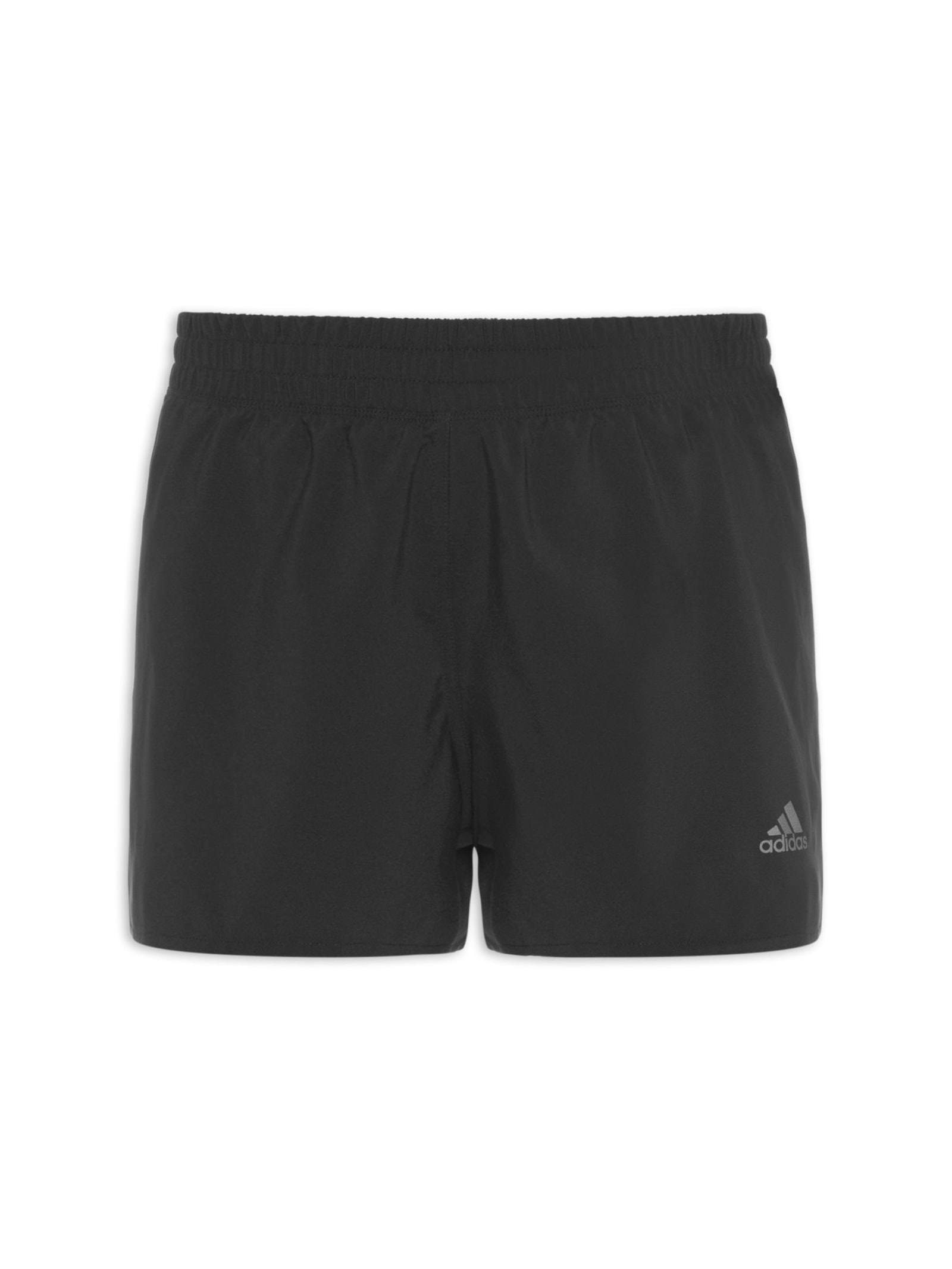 Short Feminino Run Icon 3 Listras Preto Adidas
