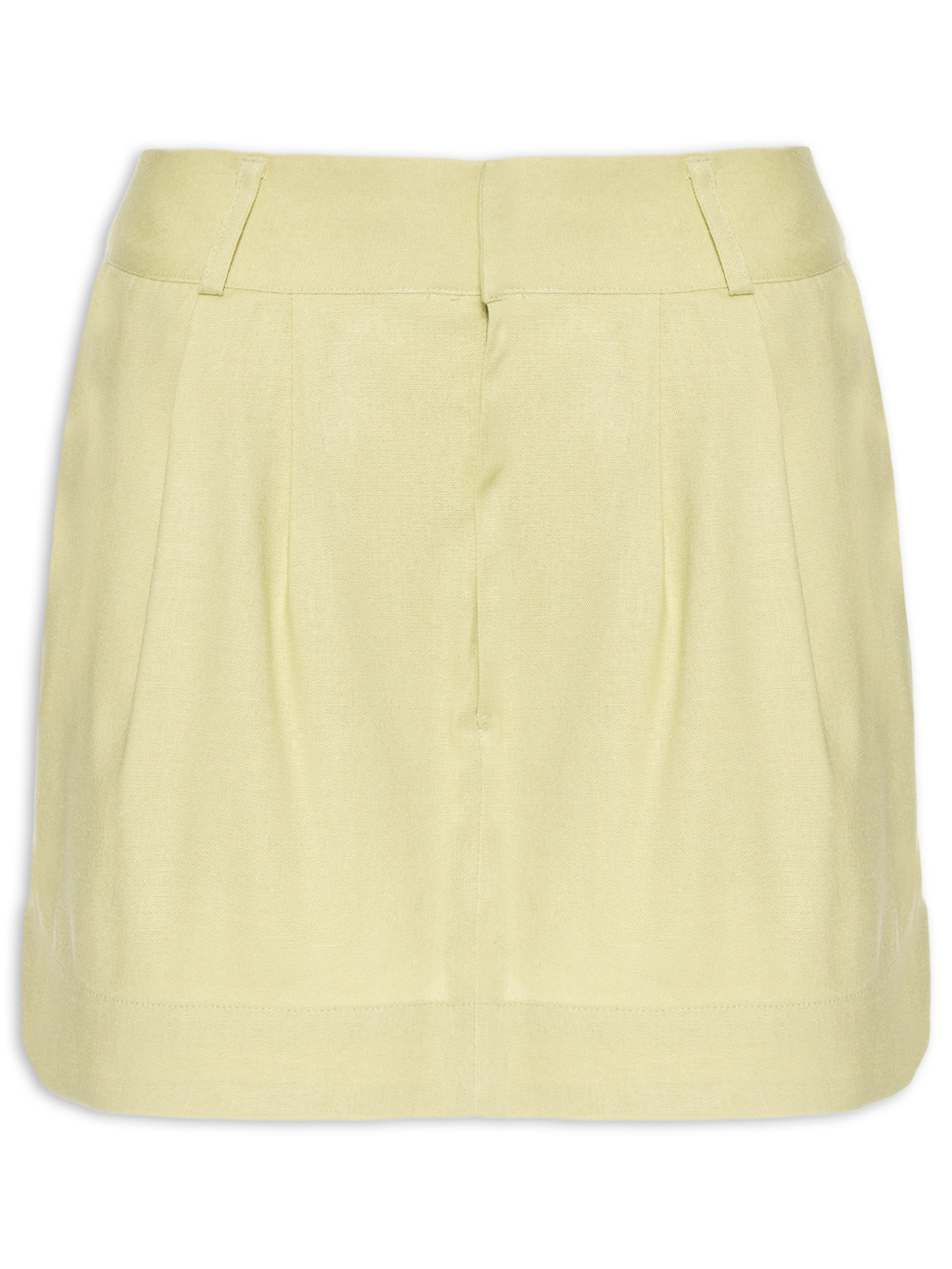 Short Feminino Saia Alfaiataria Verde Farm