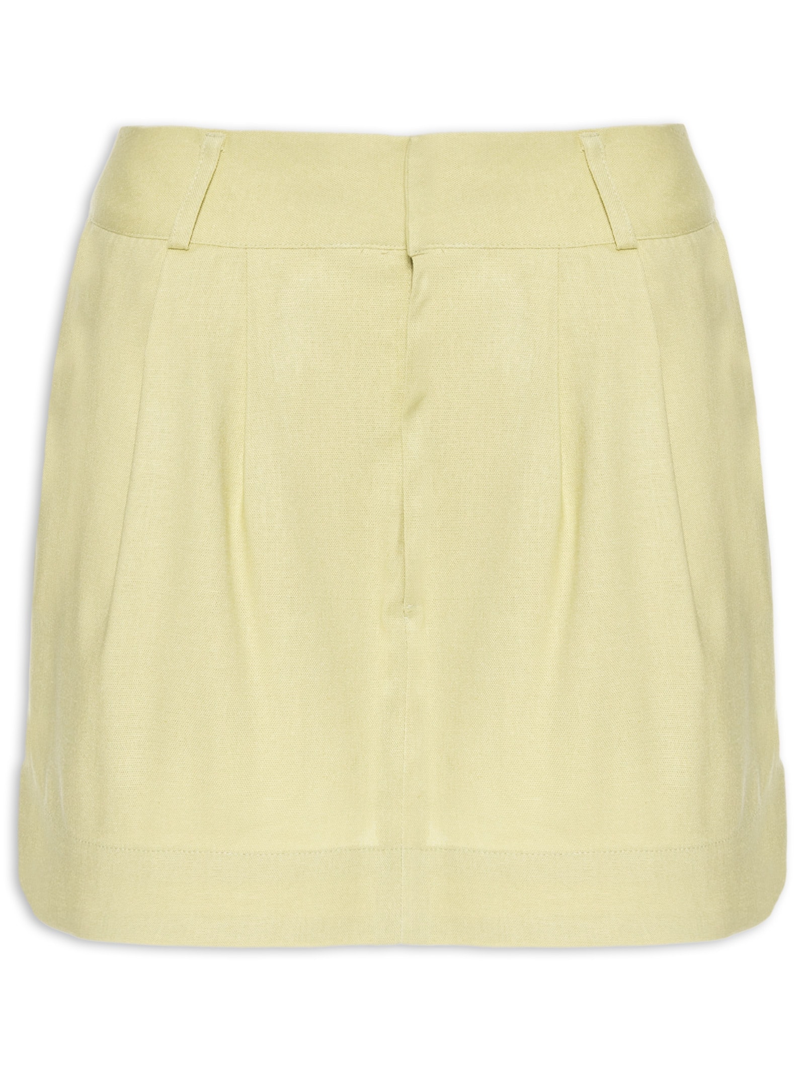 Short Feminino Saia Alfaiataria Verde Farm