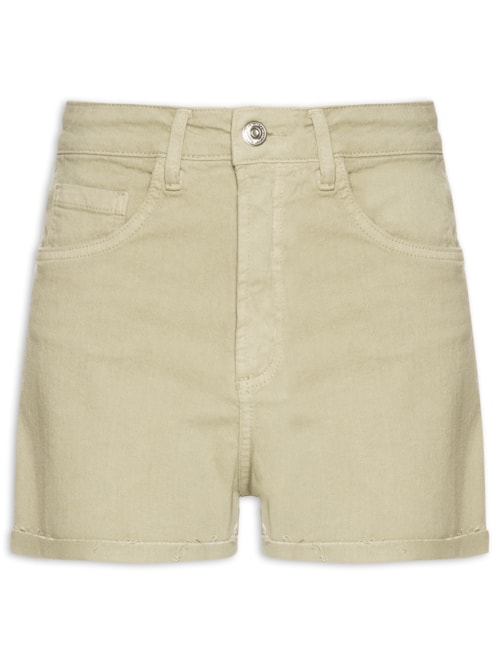 Short Feminino Sarja Comfort High – Verde