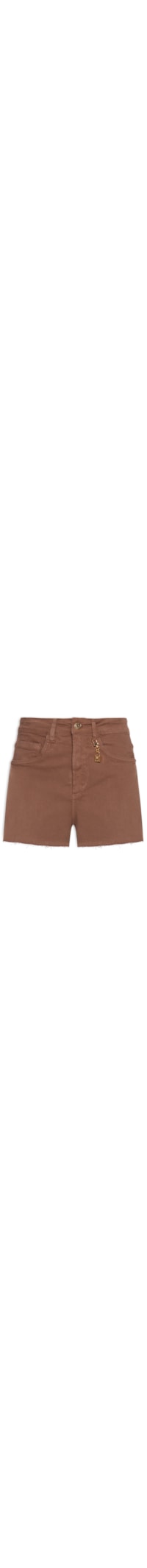 Short Feminino Sarja Comfort Hight - Marrom