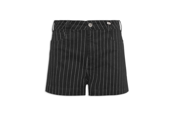 Short Feminino Sarja Joana - Preto