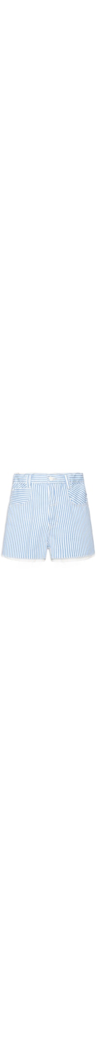 Short Feminino Sarja Listra Balneário - Azul