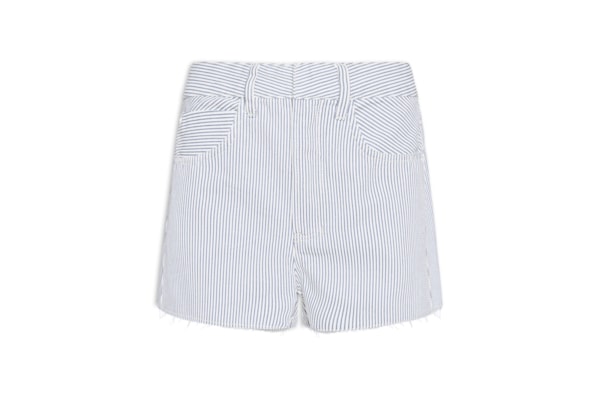 Short Feminino Sarja Listra Denim - Azul