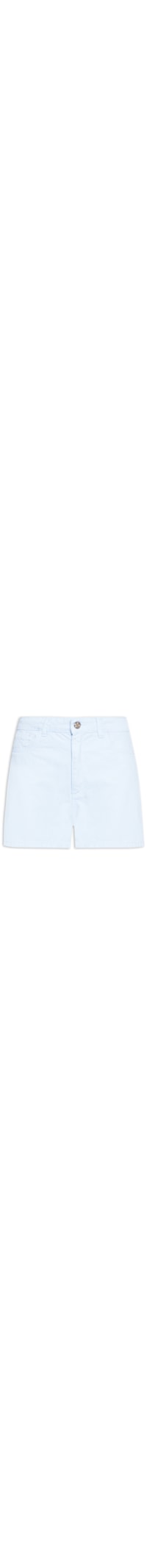 Short Feminino Sarja Mom Super High - Azul
