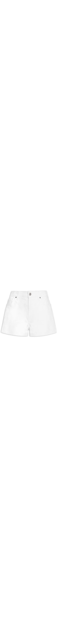 Short Feminino Sarja Nina - Branco