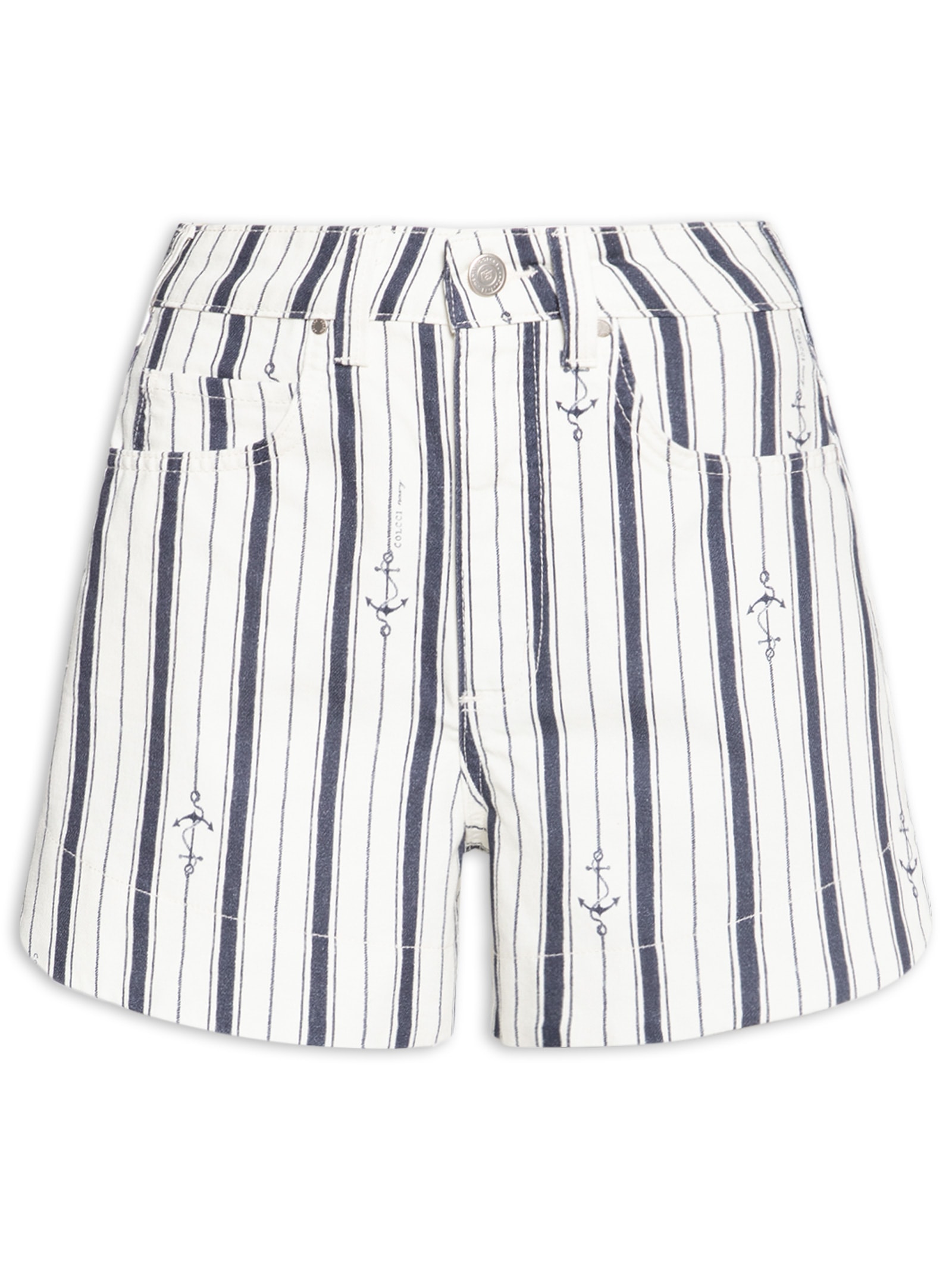 Short Feminino Sarja Rebeca  – Azul Colcci