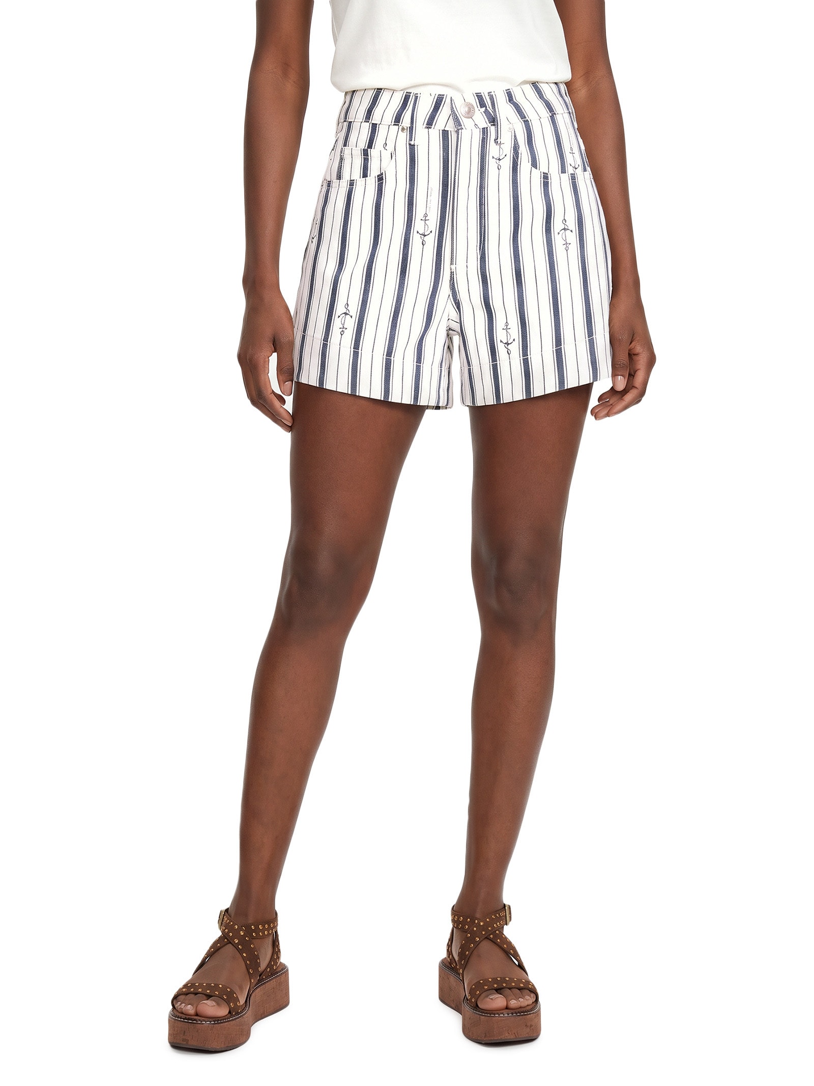 Short Feminino Sarja Rebeca  – Azul Colcci