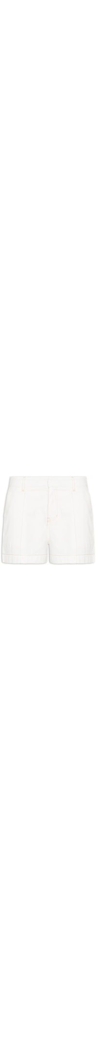 Short Feminino Sarja Rota Do Vento - Branco