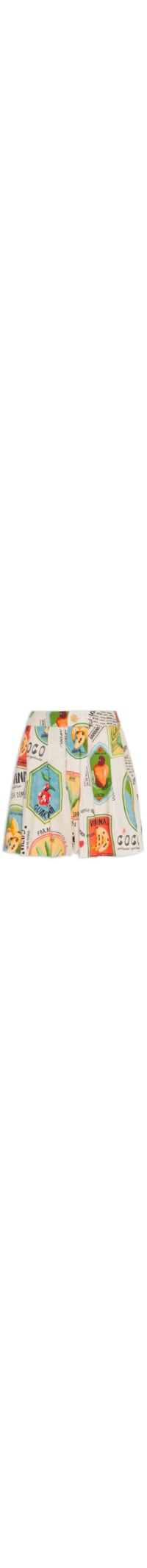 Short Feminino Selo Coisa Nossa - Off White