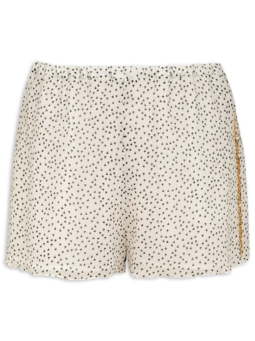 Short Feminino Tancy Detalhe – Branco