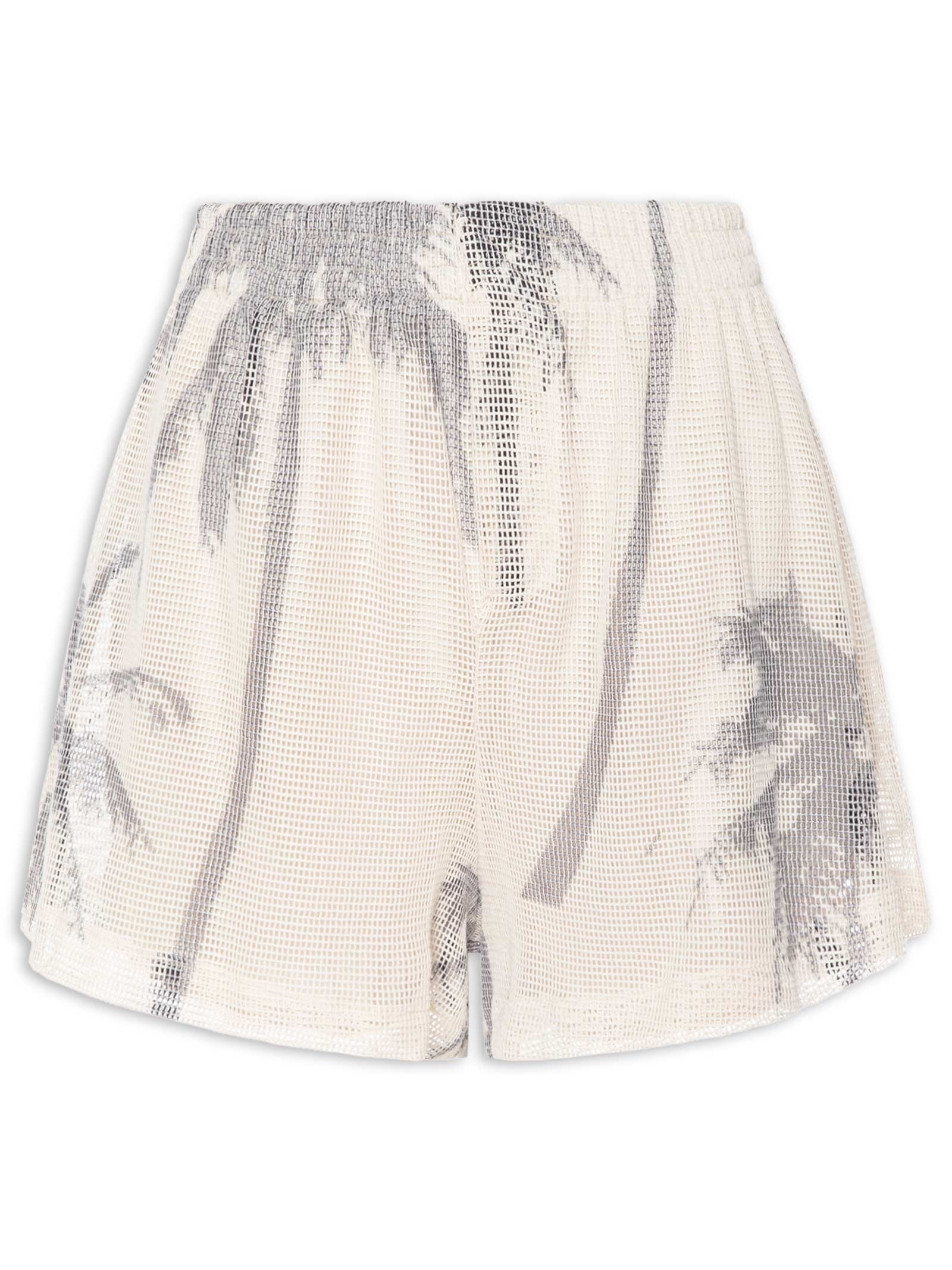 Short Feminino Tela Coqueiro Off White Osklen