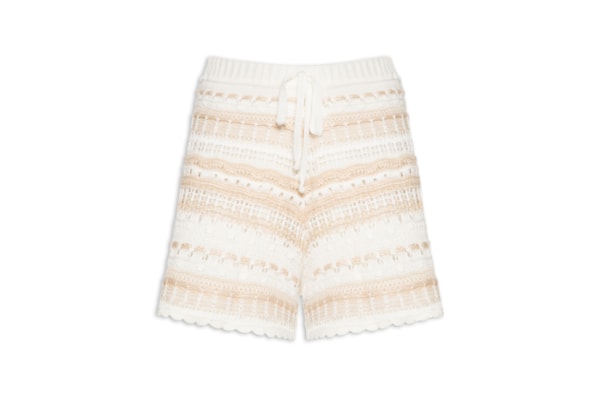 Short Feminino Tramas Tricot - Branco