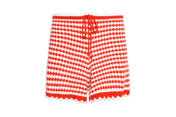 Short Feminino Tricot Babadinho - Vermelho