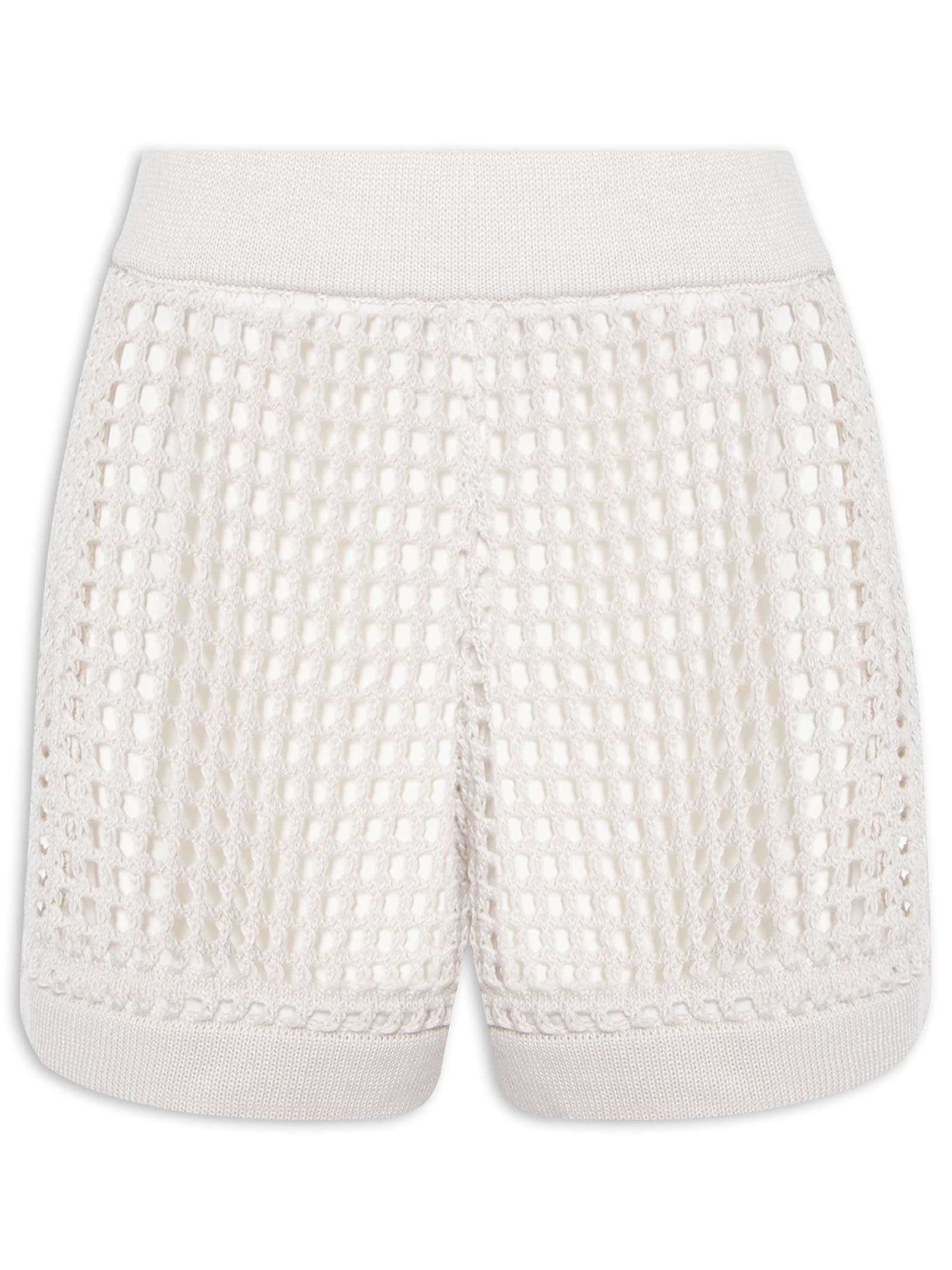 Short Feminino Tricot Bege  Dress To