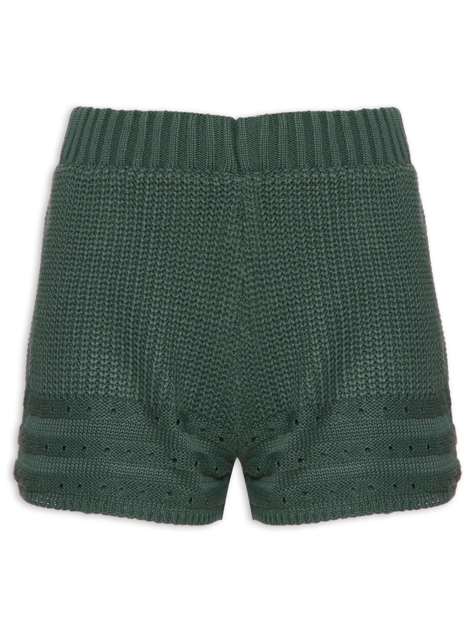 Short Feminino Tricot Boxer Verde My Favorite Things