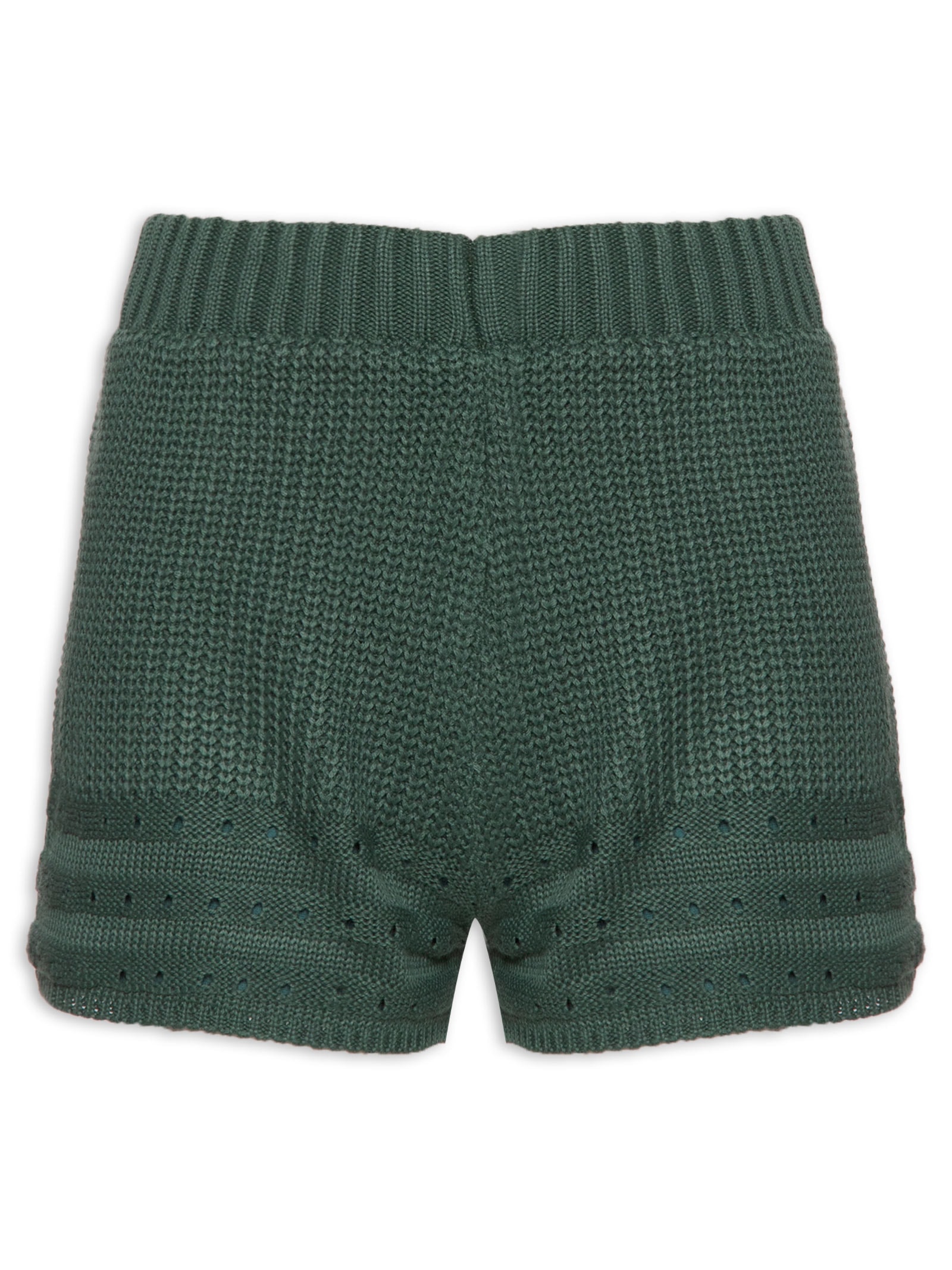 Short Feminino Tricot Boxer Verde My Favorite Things