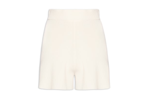 Short Feminino Tricot Comfy - Bege