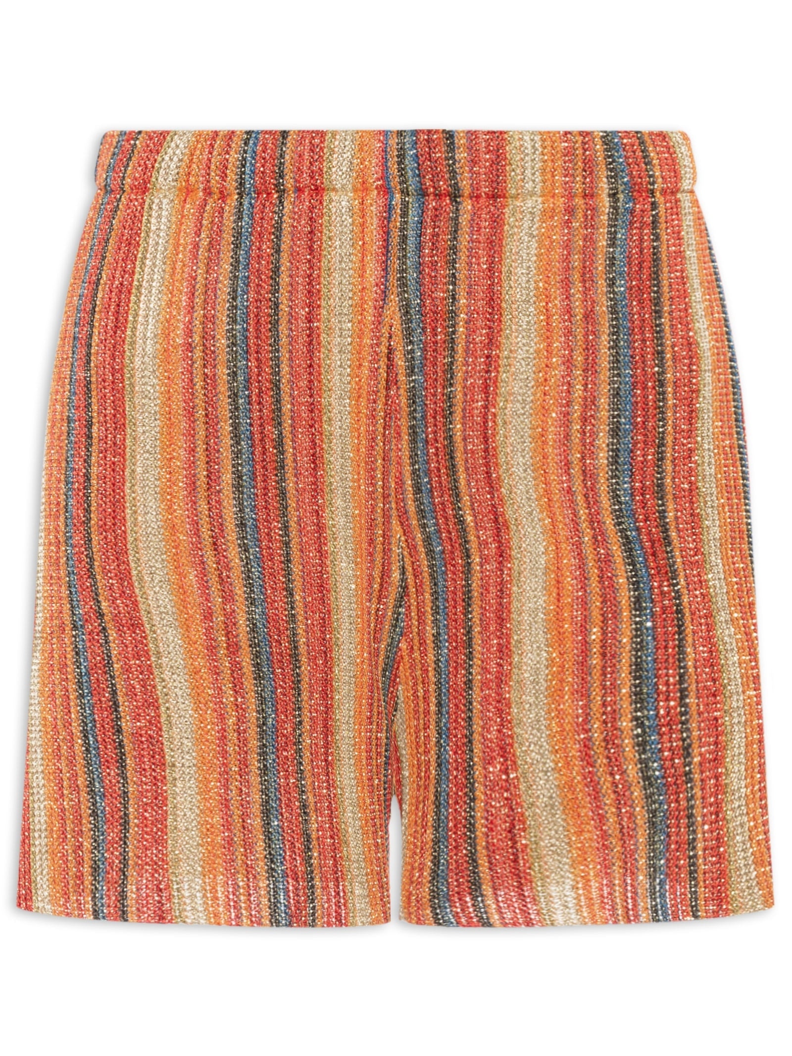 Short Feminino Tricot Listras Vermelho Osklen