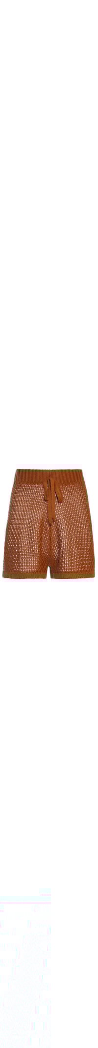 Short Feminino Tricot - Marrom