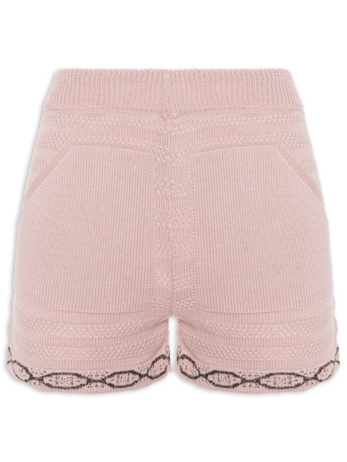 Short Feminino Tricot - Rosa