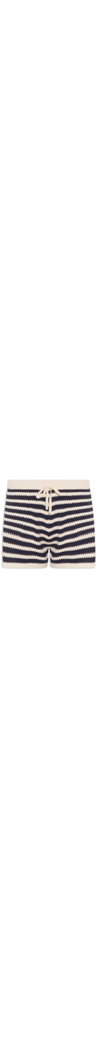 Short Feminino Tricot Trama Listrada – Preto