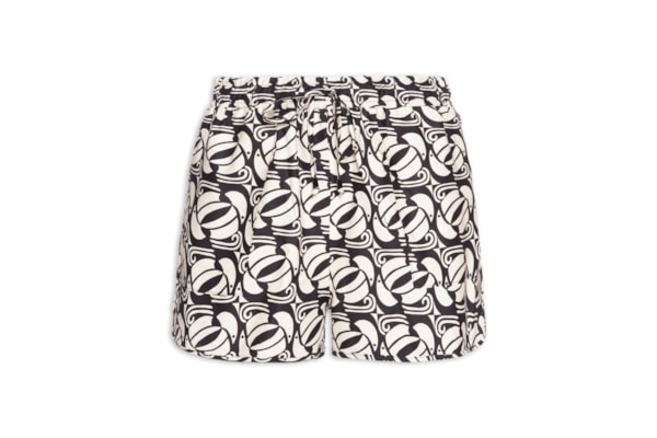 Short Feminino Tuca Xadrez - Preto