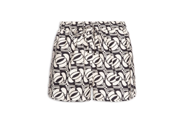 Short Feminino Tuca Xadrez - Preto