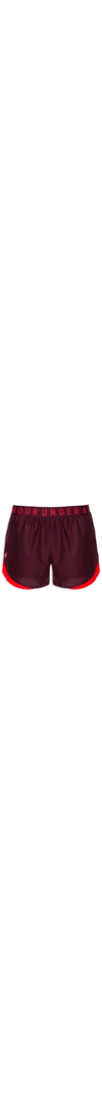 Short Feminino UA Play UP 3.0 - Vermelho