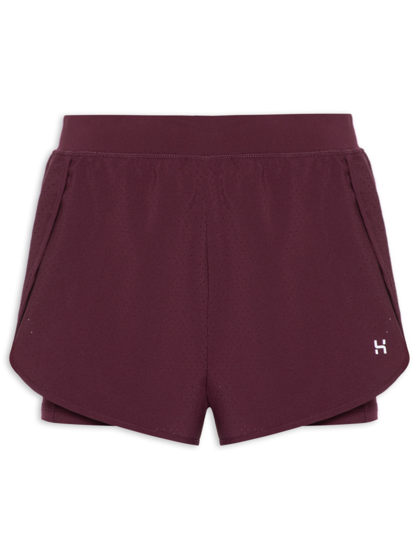 Short Feminino Vermelho Hering Sports