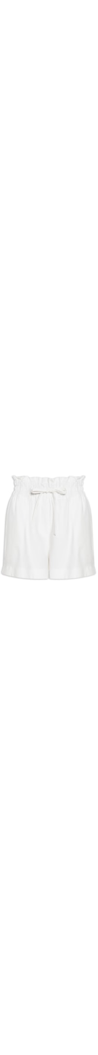 Short Feminino Viscose - Off White