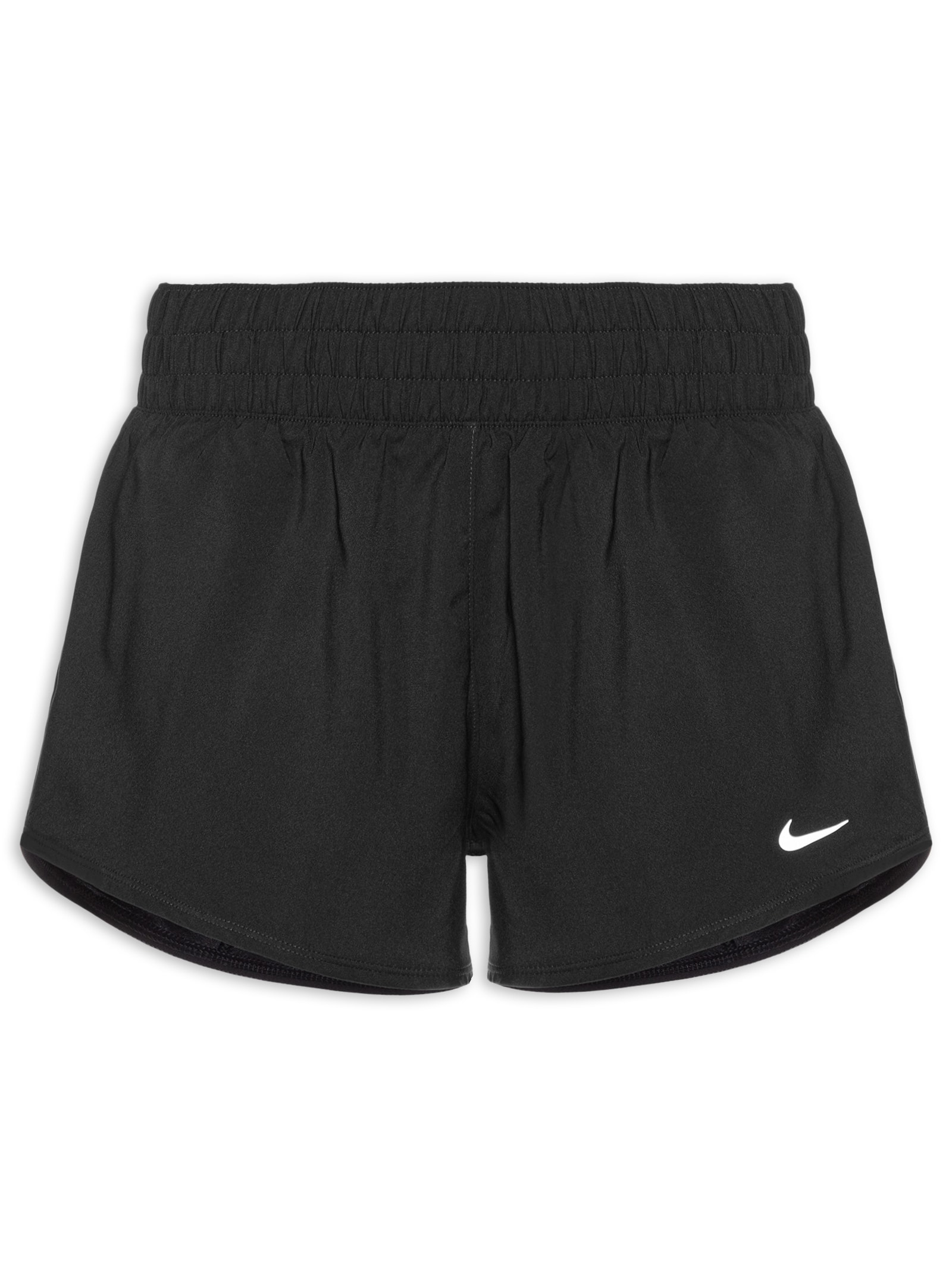 Nike - Short Feminino W NK One DF MR 3IN BR - Preto