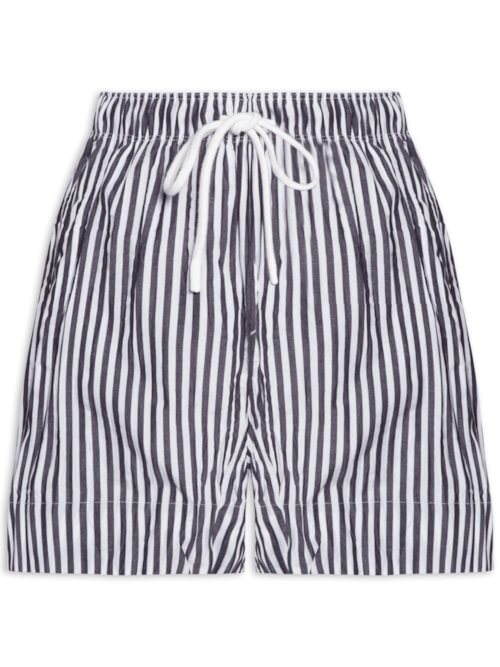 Short Feminino Wrinkle Fio Tinto – Preto