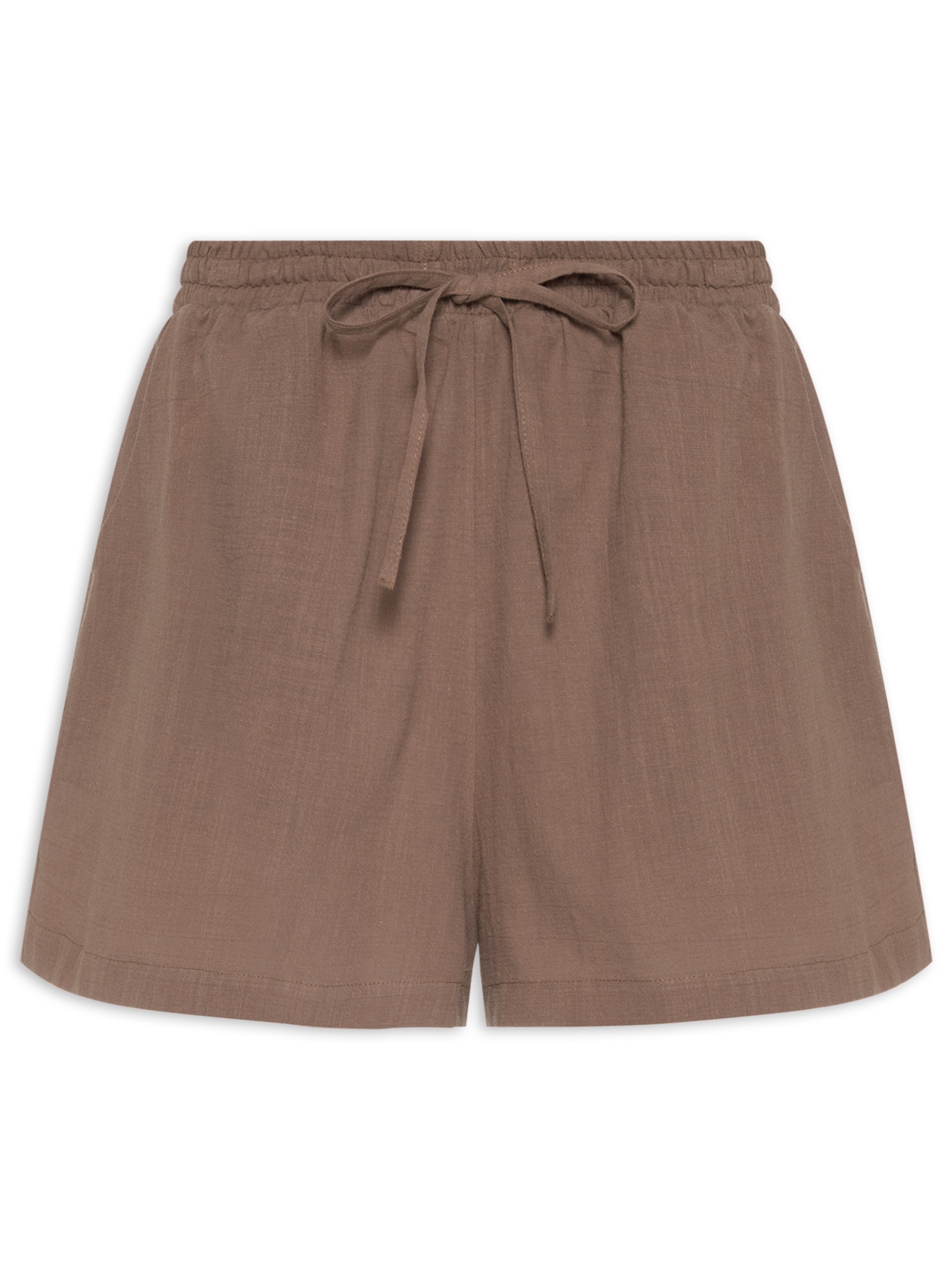 Short Ipa Algodão Feminino – Marrom Panô
