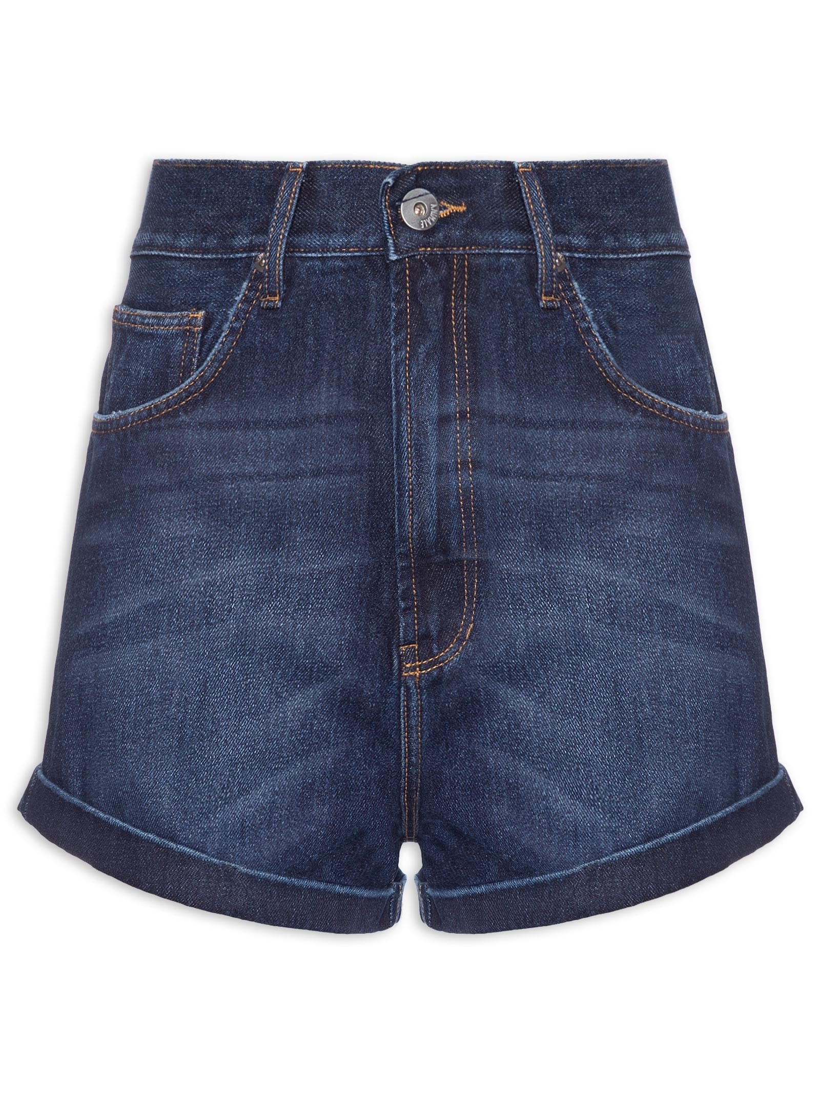 Short Jeans Curto Básico Azul Animale