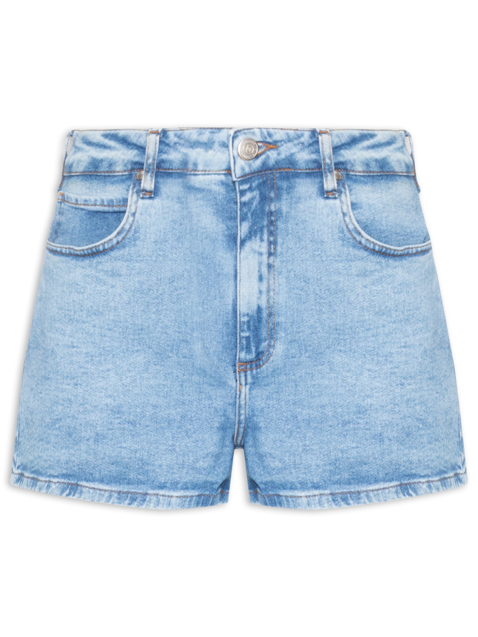 Short Jeans Feminina Jade Stretch Azul Colcci