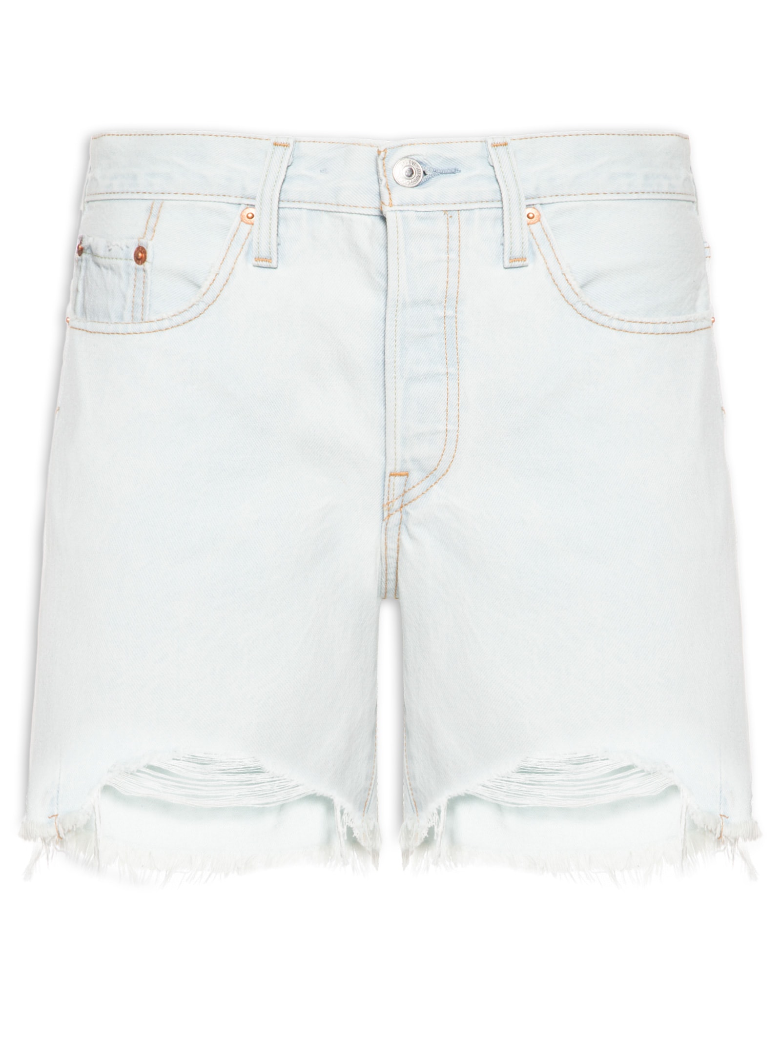 Short Jeans Feminino 501® Mid Thigh Azul Levi's