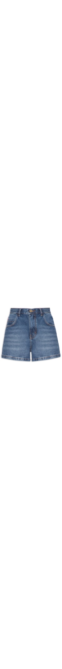 Short Jeans Feminino Basic - Azul