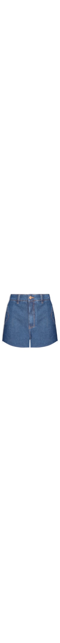 Short Jeans Feminino Boyfriend Dark Twill - Azul