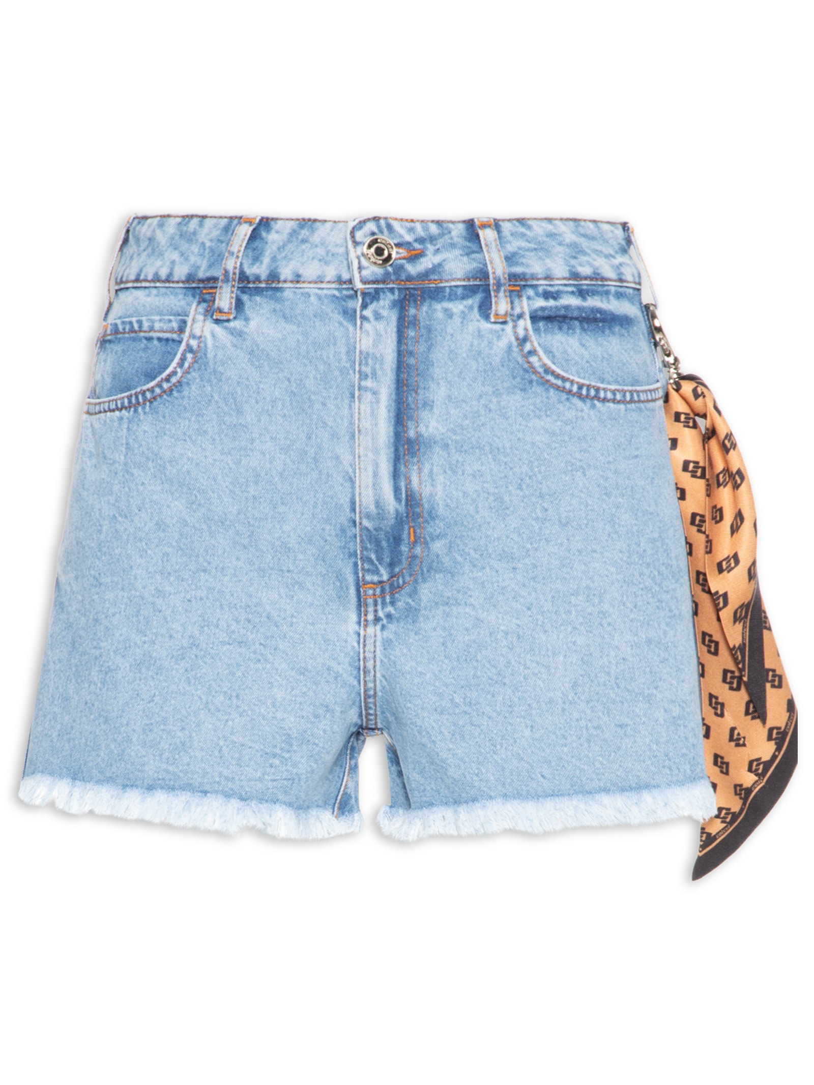 Short Jeans Feminino Jade Azul Colcci