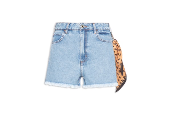 Short Jeans Feminino Jade - Azul