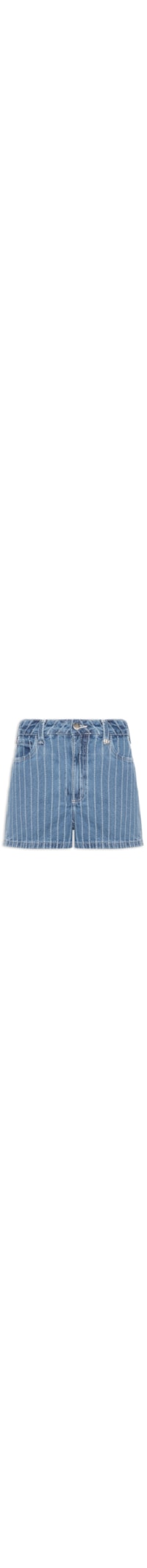 Short Jeans Feminino Joana Listrada - Azul